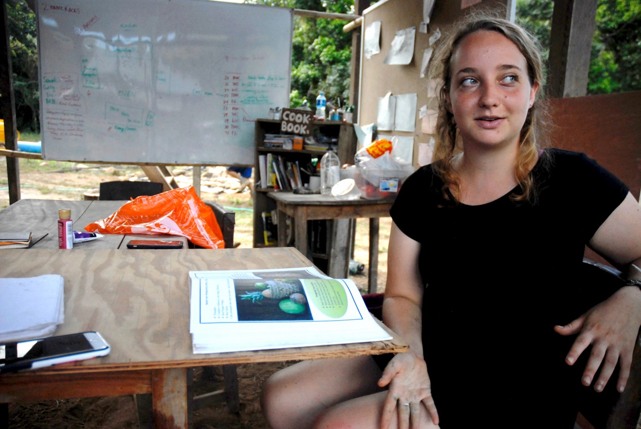 Sarah Diamond reflects on the healing indifference to body image at Kalu Yala where she attended culinary classes during her 10-week internship. (Photos by Hannah Curcio)